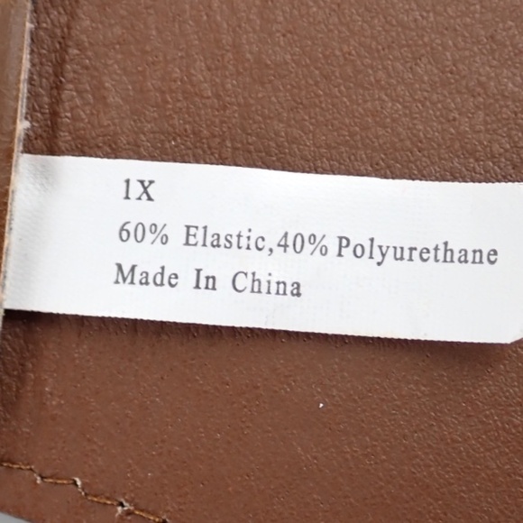 Southwestern Style Turquoise Blue Coral Red Copper Belt Buckle Brown Stretch XL - Picture 15 of 15